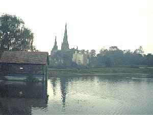 The Cathedral - from 
Stowe Pool