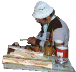 Carving a Love Spoon